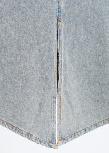 HUGH DENIM SKIRT / INDIGO BEIGE WASH