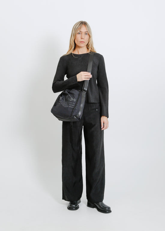 JEN VALENDER TOTE BAG / BLACK