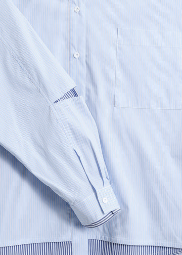 JERRY SHIRT / BLUE-WHITE