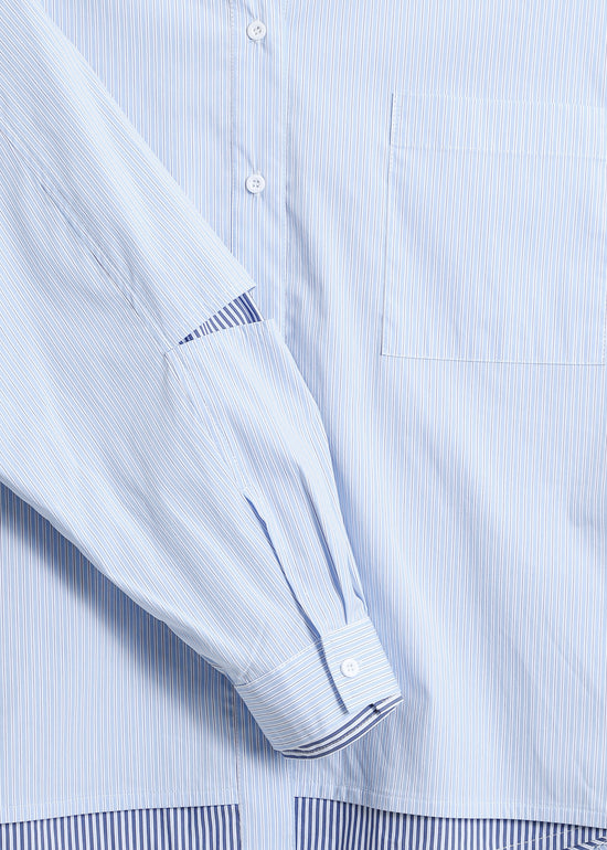 JERRY SHIRT / BLUE-WHITE