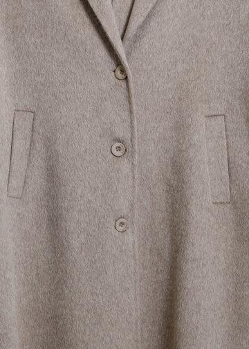 LEIGH COAT / TAUPE MARLE