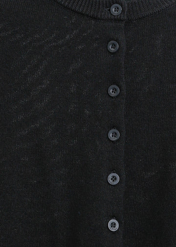 LOLA KNIT CARDI / BLACK