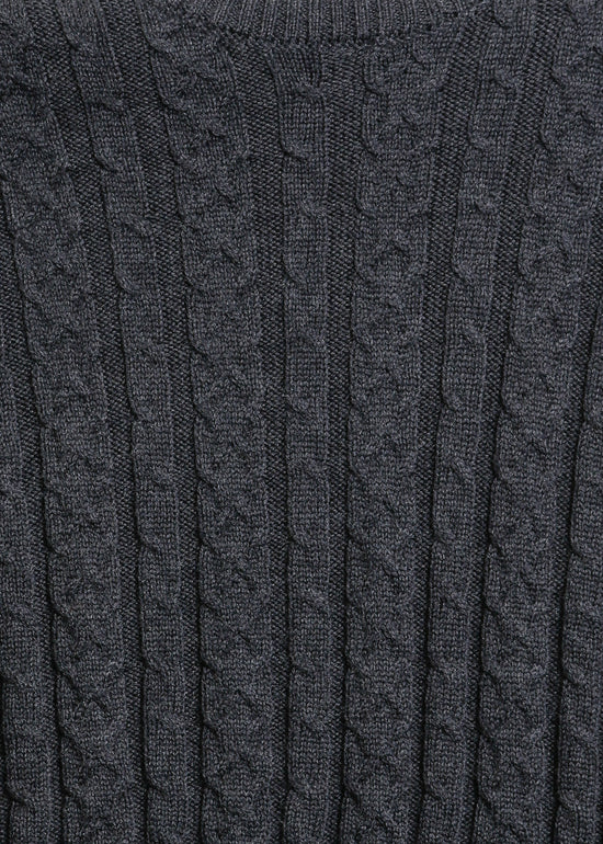 PENROSE KNIT SWEAT / CHARCOAL