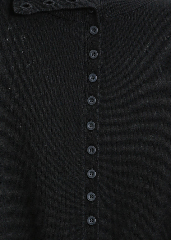 VALETTA KNIT CARDI / BLACK