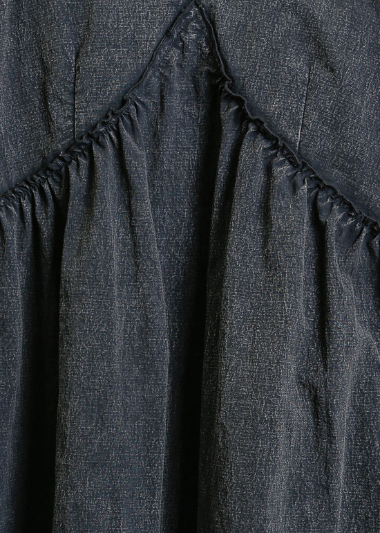 Roy Pinafore Dress / Washed Charcoal