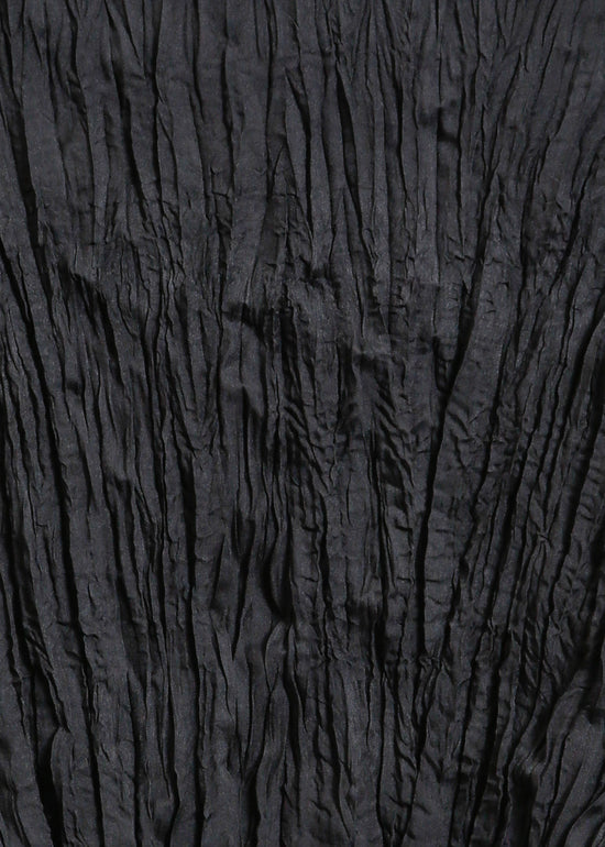 SHAUN PLEAT TOP / BLACK