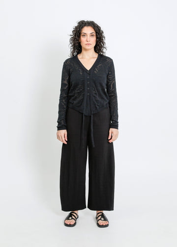 MAGNOLIA CARDI / BLACK