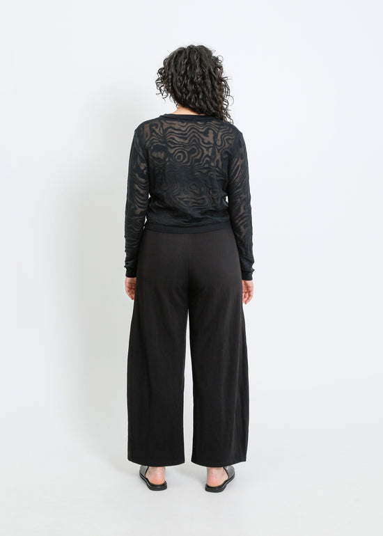 MAGNOLIA CARDI / BLACK