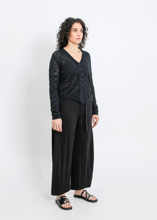 MAGNOLIA CARDI / BLACK