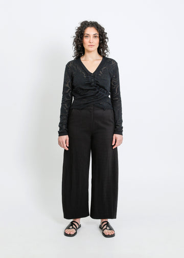 MAGNOLIA CARDI / BLACK