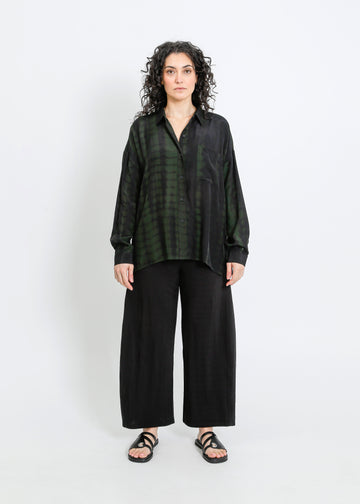 MACKENZIE SHIRT / BLACK-GREEN