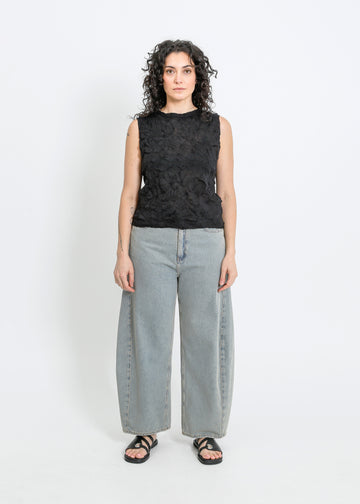 NANCY KNIT TANK / ONYX