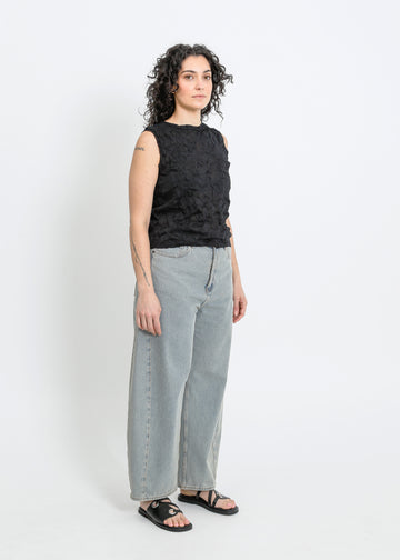 NANCY KNIT TANK / ONYX