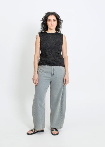 NANCY KNIT TANK / ONYX