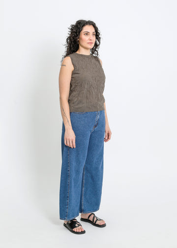 NANCY KNIT TANK / CLOVE