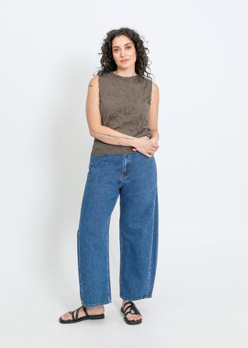 NANCY KNIT TANK / CLOVE