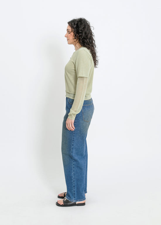 SANSA KNIT TOP / SAGE