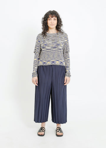 FIORA PLEAT CULOTTE / NAVY