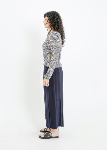 FIORA PLEAT CULOTTE / NAVY