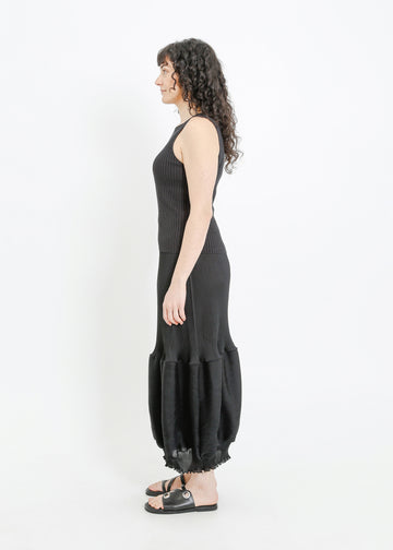 RANDI PLEAT SKIRT / BLACK