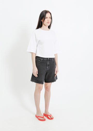 GARCIA DENIM SHORT / BLACK