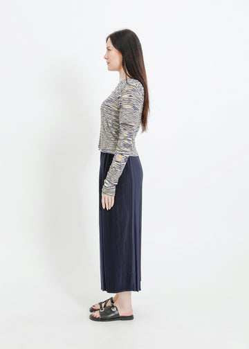 FIORA PLEAT CULOTTE / NAVY