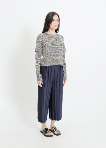FIORA PLEAT CULOTTE / NAVY