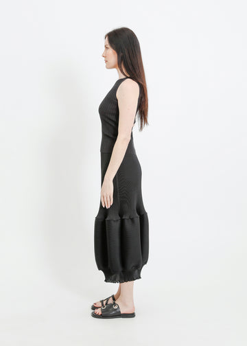 RANDI PLEAT SKIRT / BLACK