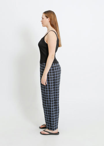 COOPER PANT / BLACK-TEAL