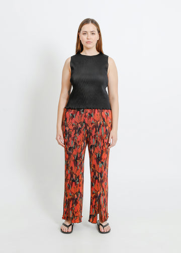 MIA PLEAT PANT / PEONY PARADE