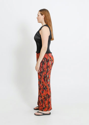 MIA PLEAT PANT / PEONY PARADE
