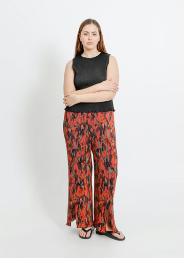 MIA PLEAT PANT / PEONY PARADE