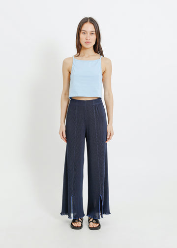 MIA PLEAT PANT / NAVY