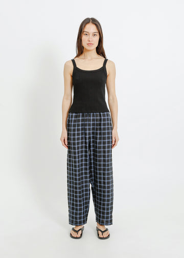 COOPER PANT / BLACK-TEAL