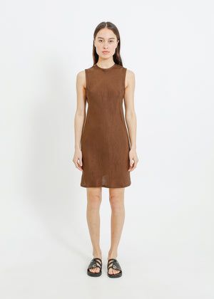AVENUE DRESS / COFFEE