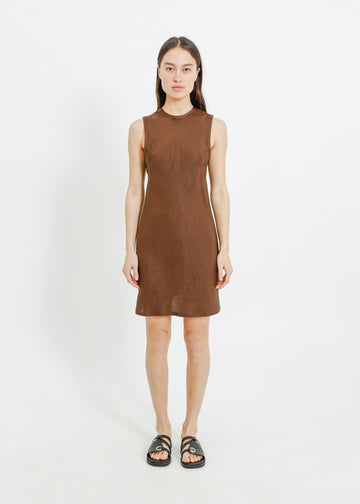AVENUE DRESS / COFFEE