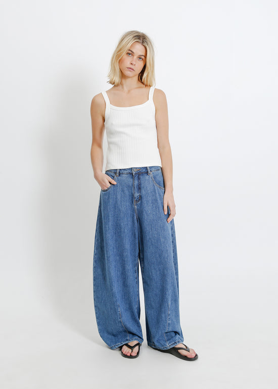 ELLIE JEAN LONG / MEDIUM INDIGO