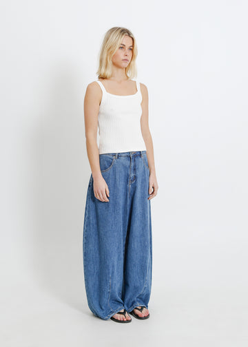 ELLIE JEAN LONG / MEDIUM INDIGO