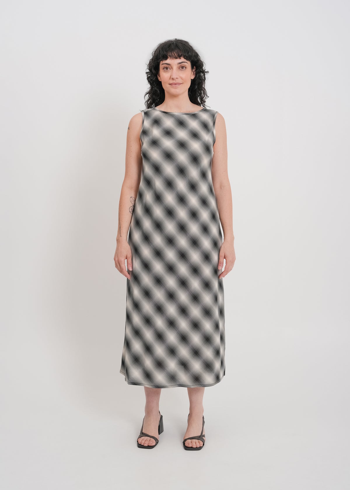 Dee Dress / White-Black - 
White Black (image 7)