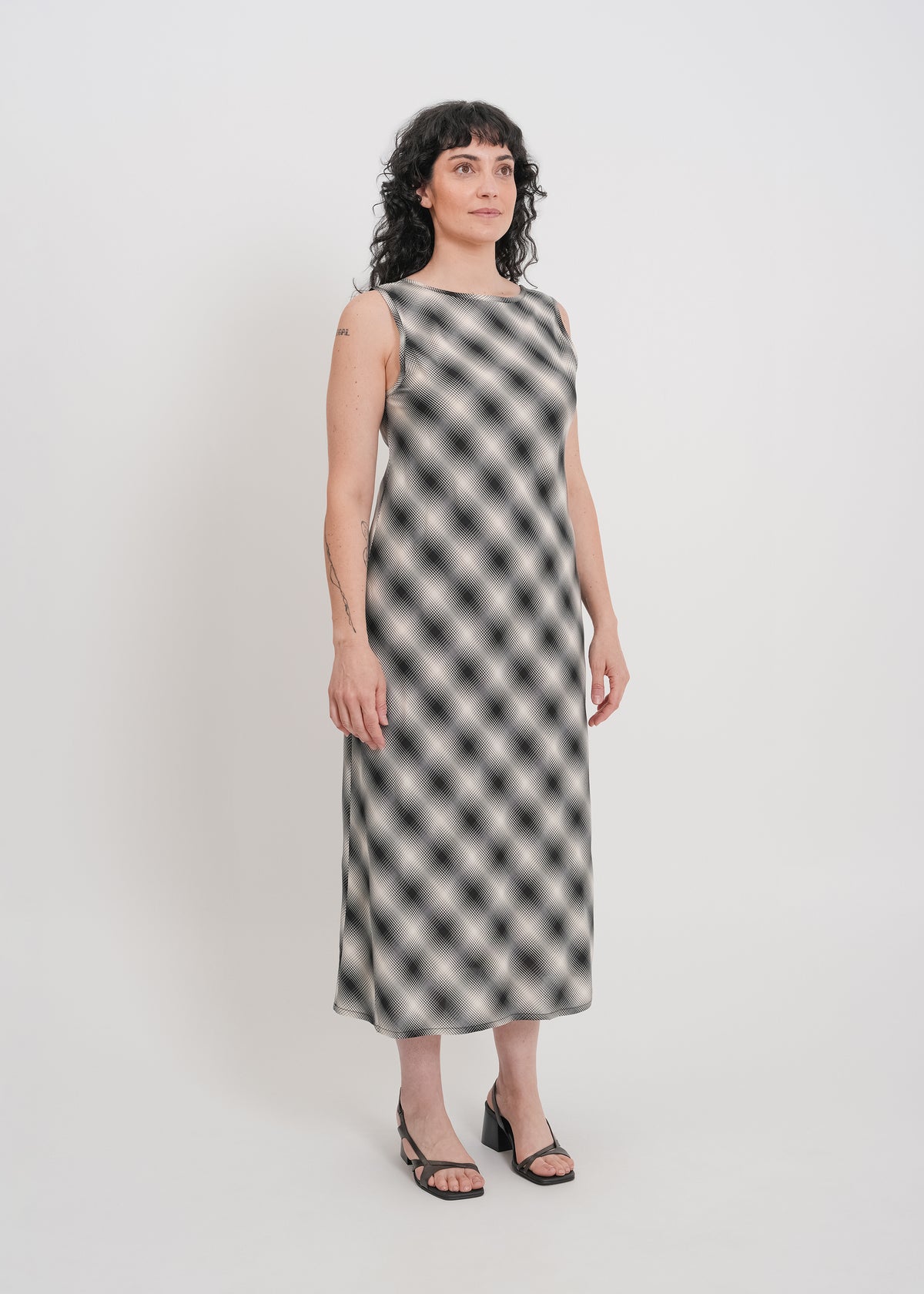 Dee Dress / White-Black - 
White Black (image 8)