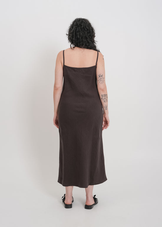 Helena Dress / Dark Chocolate