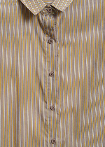 Tobias Shirt / Mocha-Yellow-White-Black