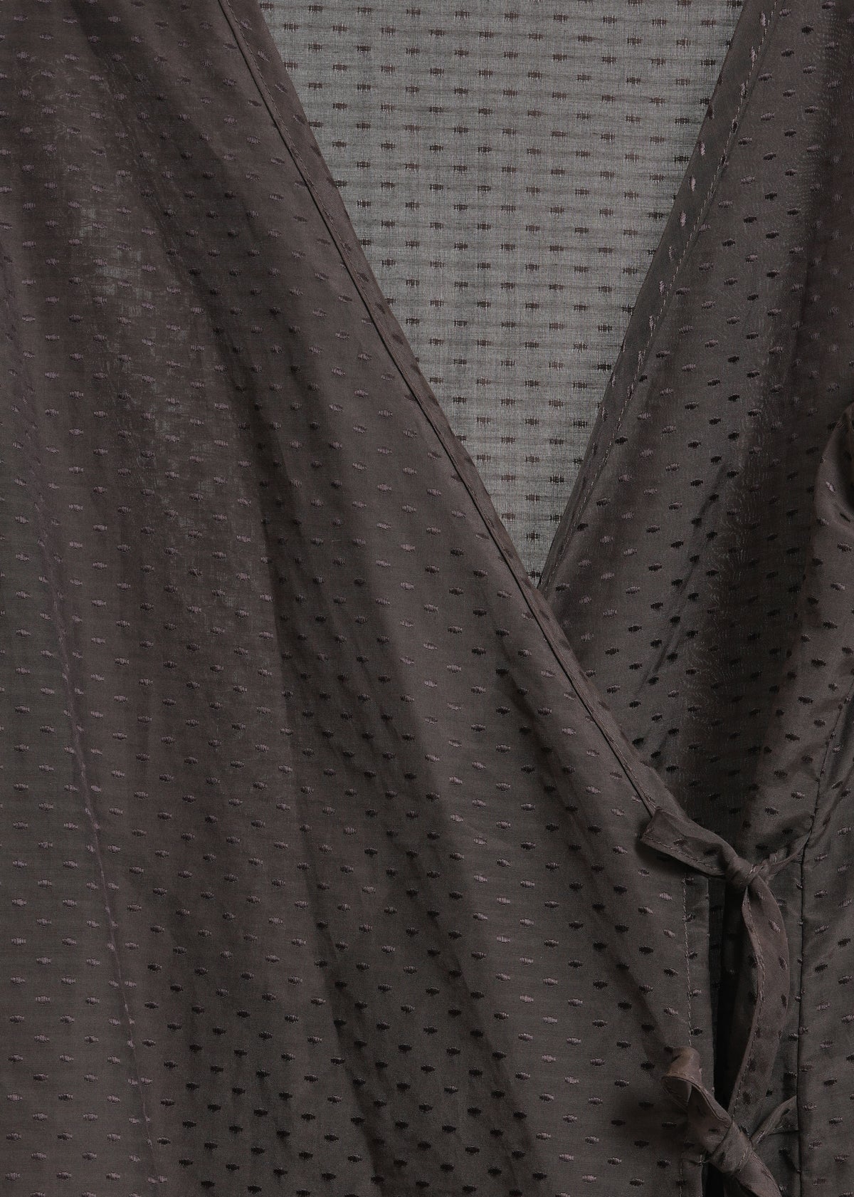Ellen Wrap Top / Chocolate - 
Chocolate (image 12)