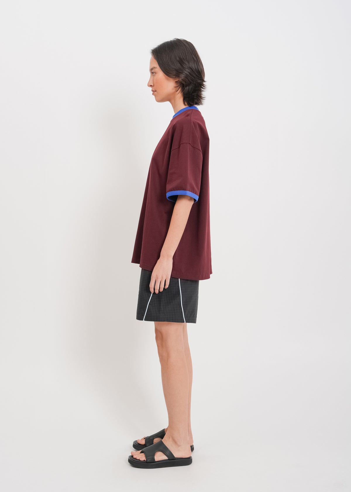 Maxwell Tee / Burnt Maroon-Blue - 
Burnt Maroon Blue (image 3)