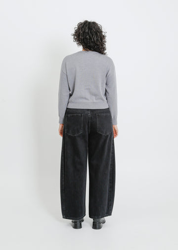 LOLA KNIT CARDI / GREY MARLE