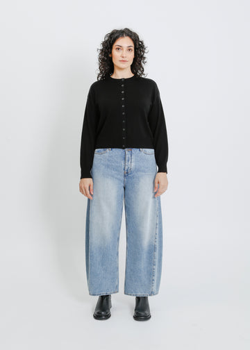 LOLA KNIT CARDI / BLACK