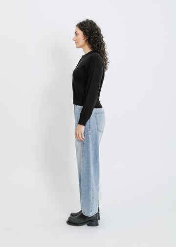 LOLA KNIT CARDI / BLACK