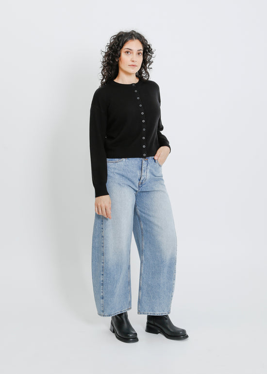 LOLA KNIT CARDI / BLACK