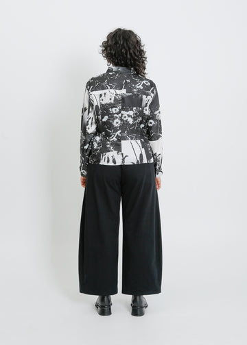 BELIZE SHIRT / BLACK-WHITE