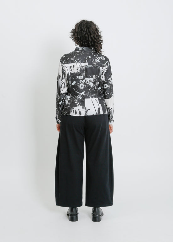 BELIZE SHIRT / BLACK-WHITE